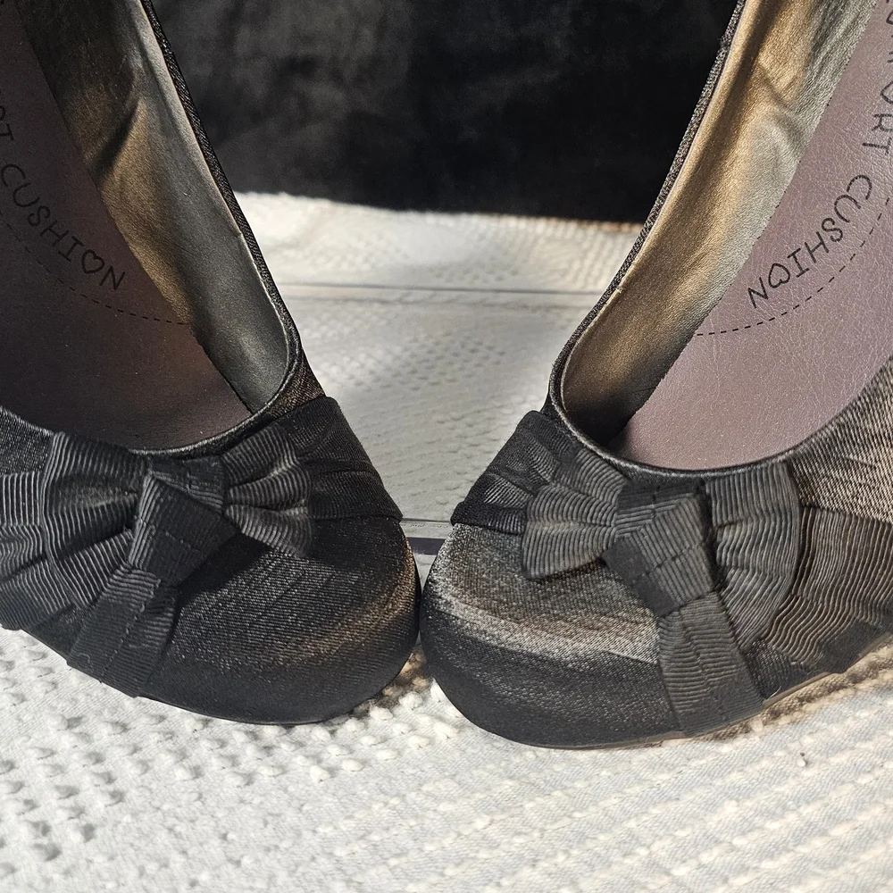 Black Jellypop Elva Dress Heel Size 9 Comfort Cushion Soles - Picture 10 of 10